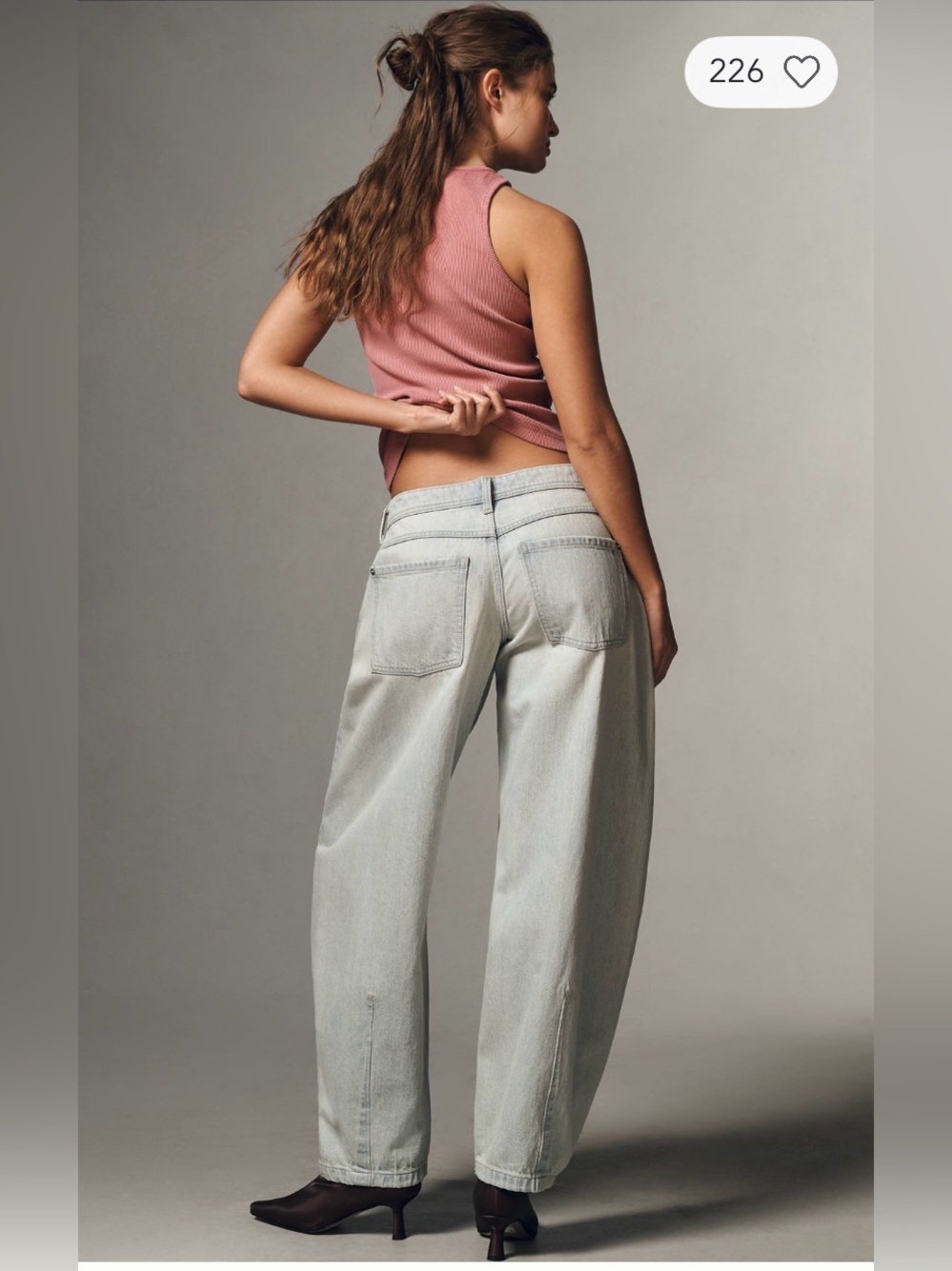 Pilcro High Rise Balloon Jeans Light Denim - Picture 4 of 6